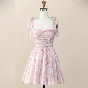 OhMollyDress - pink floral, size 2